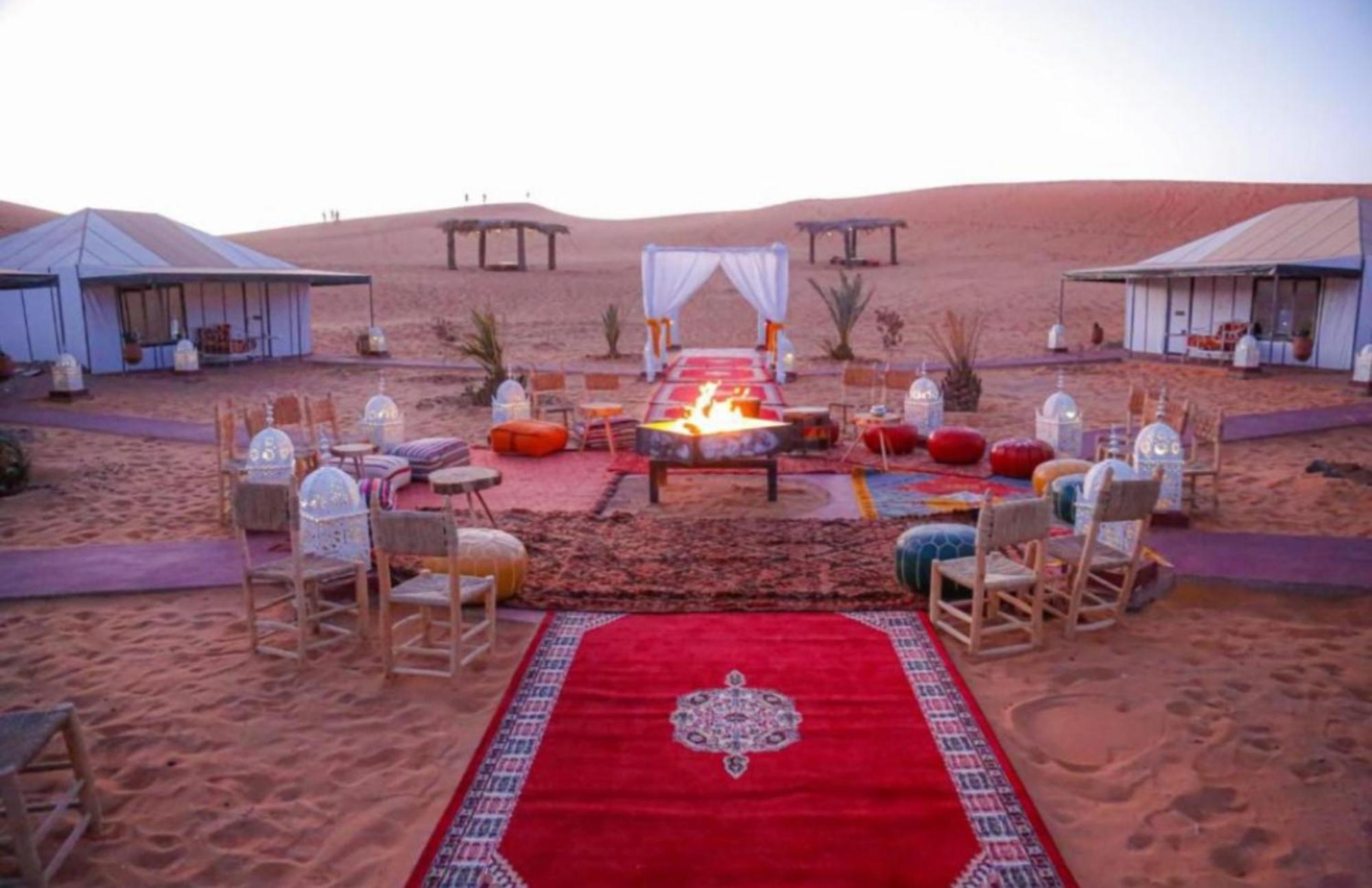 Luxury Bedouin Camp Bed & Breakfast Merzouga Exterior foto