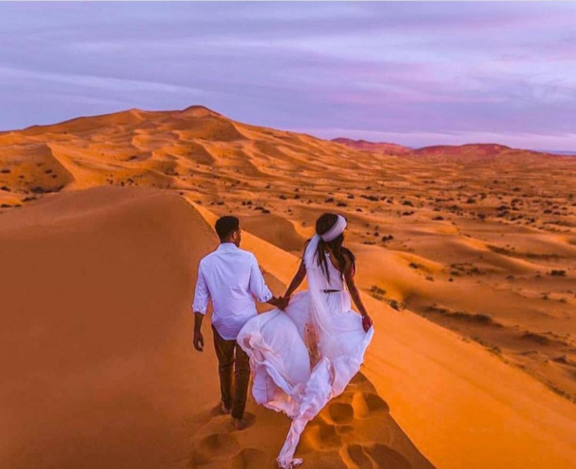 Luxury Bedouin Camp Bed & Breakfast Merzouga Exterior foto