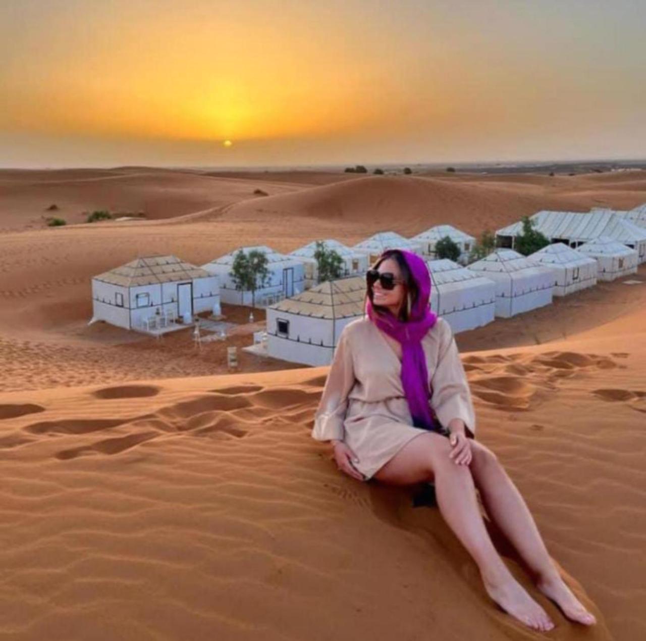 Luxury Bedouin Camp Bed & Breakfast Merzouga Exterior foto